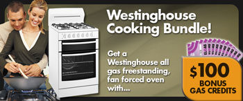 Westinghouse WLG517WA 54cm Gas Stove Bundle Sale